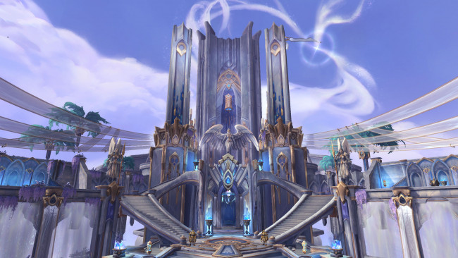 Обои картинки фото видео игры, world of warcraft,  shadowlands, дворец