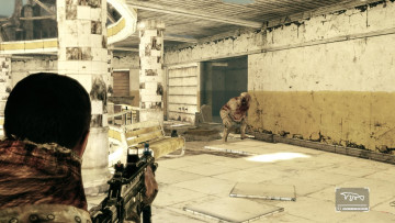 Картинка видео+игры afterfall +insanity человек оружие монстр