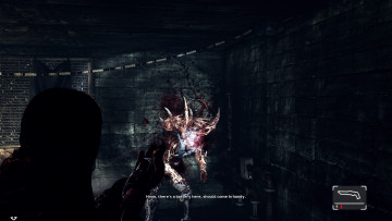 Картинка видео+игры afterfall +insanity человек оружие монстр