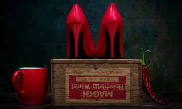 Картинка разное одежда +обувь +текстиль +экипировка туфли чашка перец