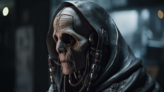 Обои картинки фото фэнтези, _star wars, нейросети, графика, нейроарт, ai, art, нейронные, сети, рисунки, нейро, искусство, киборг