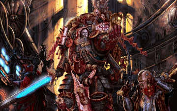 Картинка видео+игры warhammer+40k воины броня