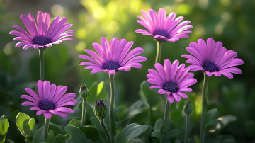 Картинка 3д+графика цветы+ flowers остеоспермум