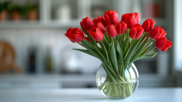 Картинка 3д+графика цветы+ flowers тюльпаны