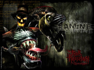 Картинка four horsemen of apocalypse видео игры the