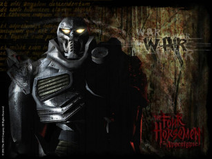 Картинка four horsemen of apocalypse видео игры the