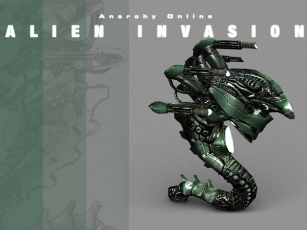 Обои картинки фото anarchy, online, alien, invasion, видео, игры