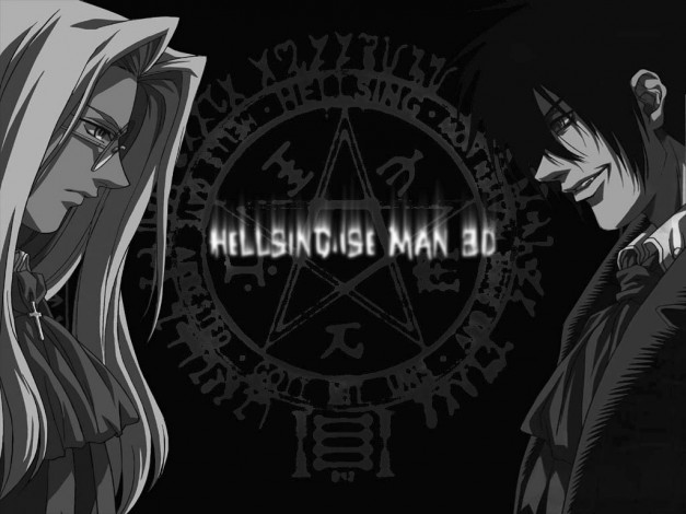 Обои картинки фото hellsing, аниме