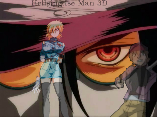 Обои картинки фото hellsing, аниме