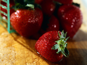 Картинка еда клубника земляника