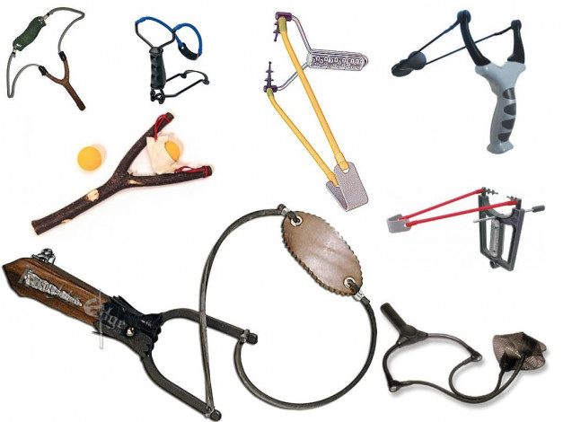 Обои картинки фото рогатки, оружие, холодное