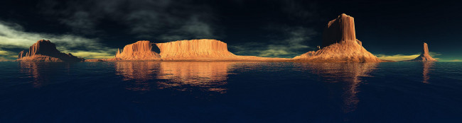 Обои картинки фото 3д, графика, nature, landscape, природа