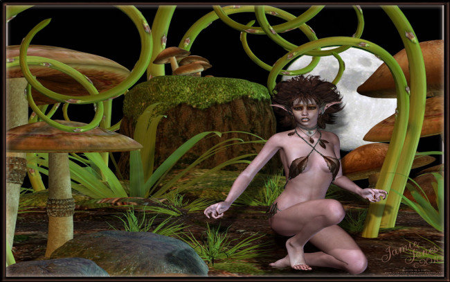 Обои картинки фото 3д, графика, elves, эльфы