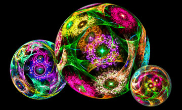 Картинка 3д графика fractal фракталы абстракции