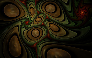 Картинка 3д графика fractal фракталы абстракции