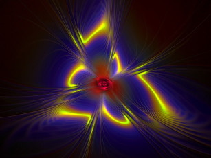 Картинка 3д графика fractal фракталы фон узор цвета