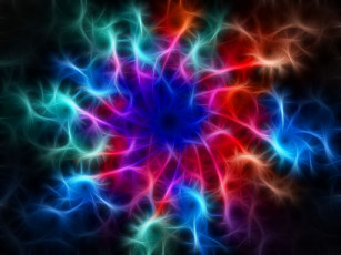 Картинка 3д графика fractal фракталы узор цвета фон