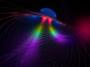 Картинка 3д графика fractal фракталы узор цвета фон