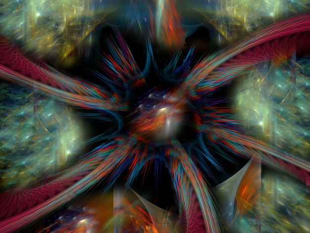Обои картинки фото 3д, графика, fractal, фракталы, узор, цвета, фон