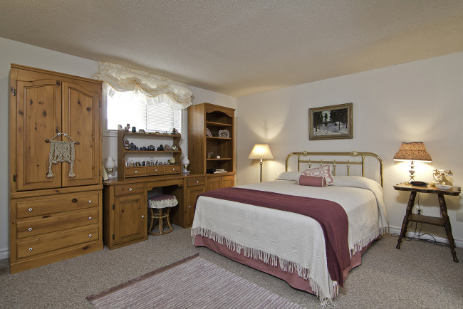 Обои картинки фото интерьер, спальня, шкаф, кровать