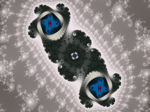 Картинка 3д+графика фракталы+ fractal цвета фон узор