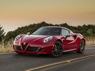 Картинка автомобили alfa+romeo 2015г красный 960 alfa romeo 4c us-spec