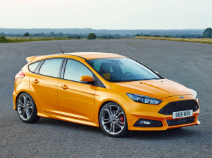 Картинка автомобили ford желтый 2014г st focus