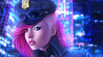 Картинка league+of+legends фэнтези девушки league of legends девушка очки the piltover enforcer vi
