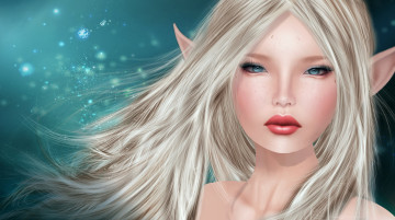 Картинка 3д+графика эльфы+ elves уши