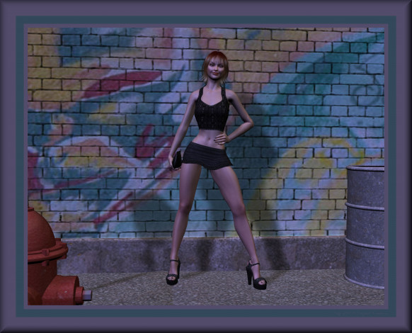 Обои картинки фото 3д графика, люди , people, девушка, улыбка, взгляд