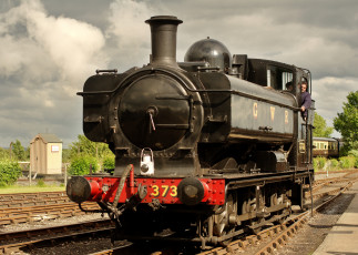 Картинка техника паровозы паровоз дорога рельсы железная