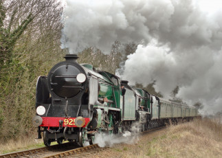 Картинка техника паровозы рельсы паровоз дорога железная