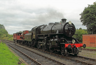 Картинка техника паровозы паровоз рельсы дорога железная