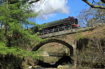 Картинка техника паровозы паровоз рельсы дорога железная
