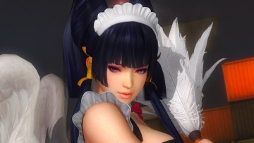 Картинка видео+игры devil+may+cry+5 девушка взгляд фон ангел