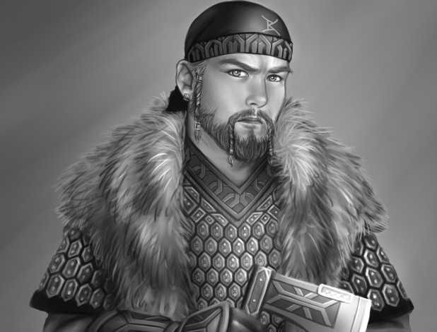 Обои картинки фото рисованное, люди, мужчина, фон, взгляд