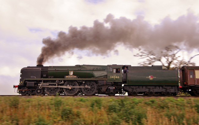 Обои картинки фото техника, паровозы, паровоз, рельсы, дорога, железная