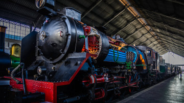 Картинка техника паровозы рельсы паровоз