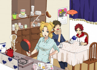 Картинка аниме naruto семья