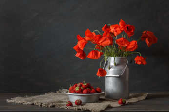 Картинка еда клубника +земляника вкусная спелая сочная