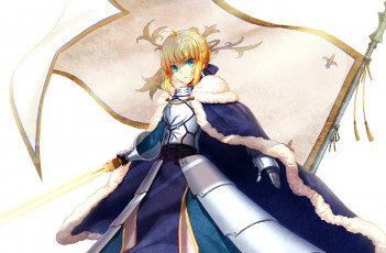 Картинка аниме fate stay+night saber