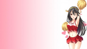 Картинка аниме kantai+collection взгляд девушка фон