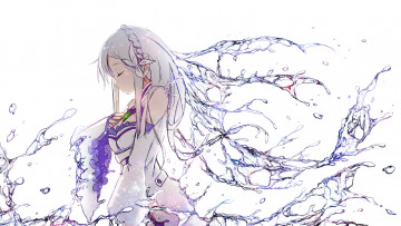 Картинка аниме re +zero+kara+hajimeru+isekai+seikatsu эмилия
