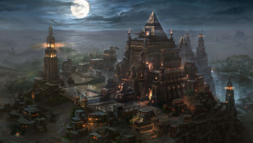 Картинка фэнтези иные+миры +иные+времена дворец