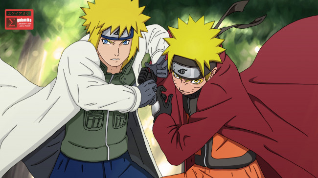 Обои картинки фото аниме, naruto, наруто, минато