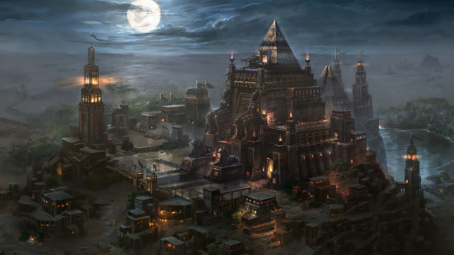 Обои картинки фото фэнтези, иные миры,  иные времена, дворец