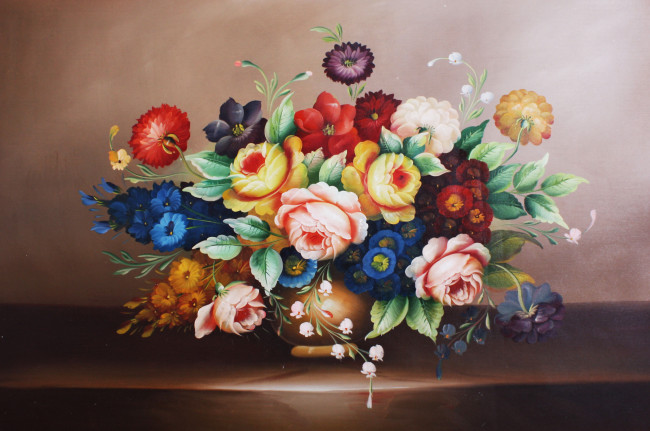 Обои картинки фото разное, компьютерный дизайн, ваза, цветы, букет