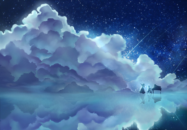 Обои картинки фото аниме, shigatsu wa kimi no uso, музыка