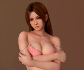 Картинка 3д+графика люди+ people девушка взгляд фон