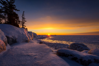 Картинка природа зима простор